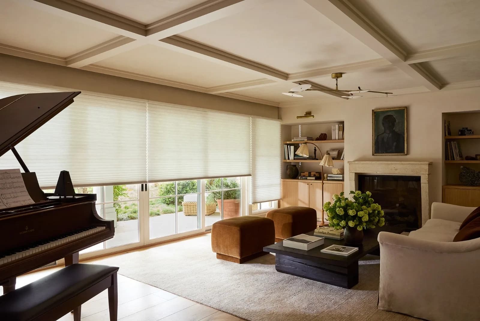 Duette honeycomb shades custom installation