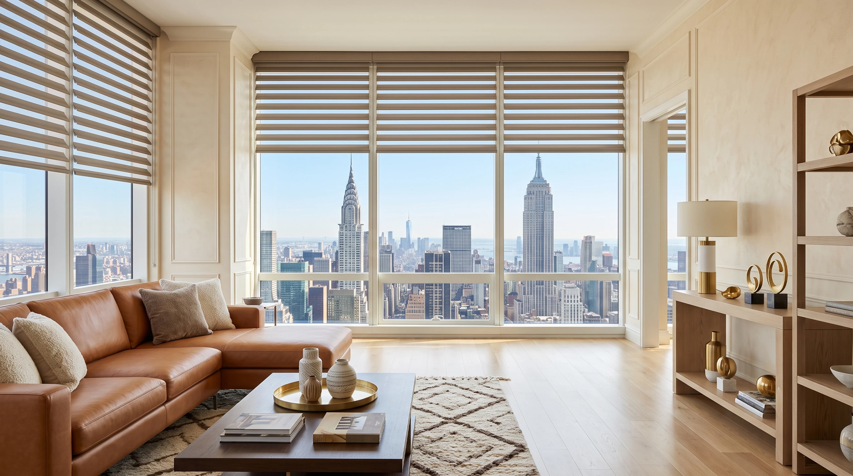 Custom window treatments - luxury shades and blinds